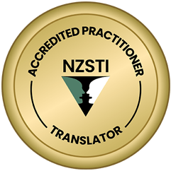 NZSTI - Accredited Practitioner - Translator